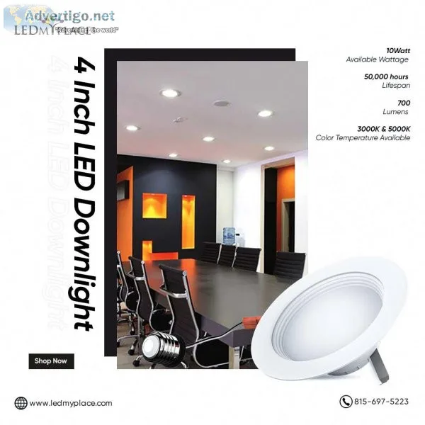 Purchase 4 Inch LED Downlights A Bright Solution to Your Lightin