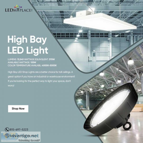 Get High Bay LED Lights Saves Money and the Environment