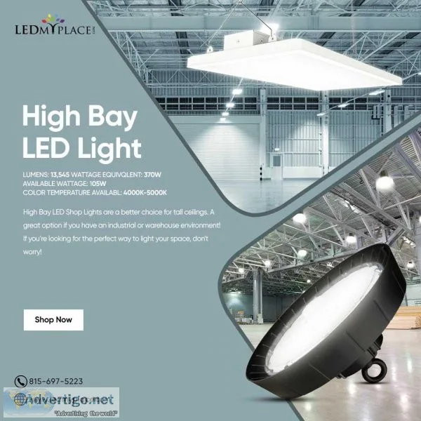 Get High Bay LED Lights Saves Money and the Environment