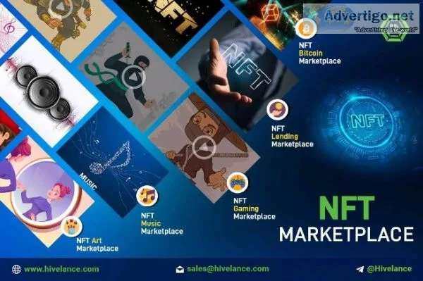 Nft marketplace development at hivelance