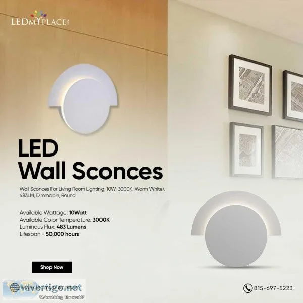 Make Your Home Feel Inviting and Warm with LED Wall Sconces