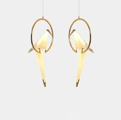 QZ8113 PERCH BIRD CHANDELIER