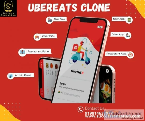 Launch your business with uber eats clone app