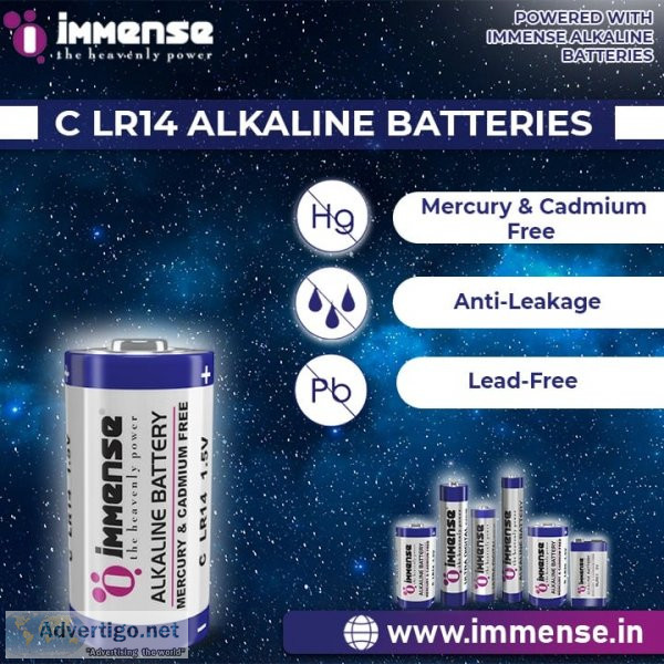 Buy lr14 c size alkaline battery wholesale price immense