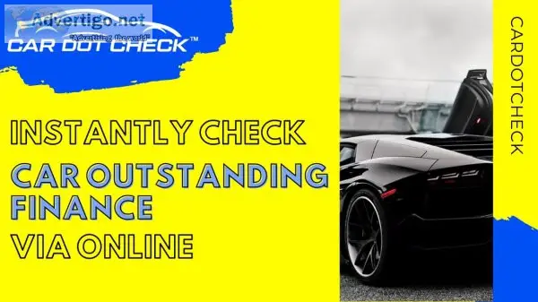 Outstanding finance check