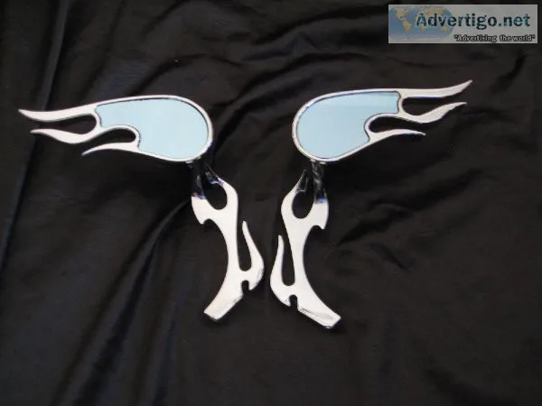 Flame Chrome Mirrors