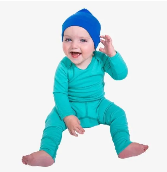 Merino Wool Thermal Base Layer Set for Babies  Iksplor