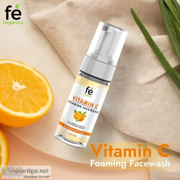 Vitamin c foaming facewash