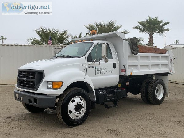 2000 FORD F650 SUPER DUTY BOBTAIL DUMP TRUCK 25202222
