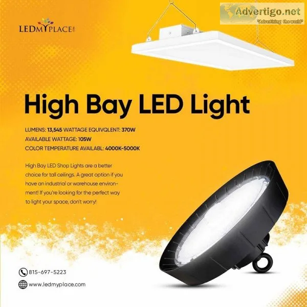 Purchase High Bay Led Lights at Discounted Price