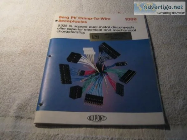 Berg PV&trade   Crimp-To-Wire Receptacles.  June 1984