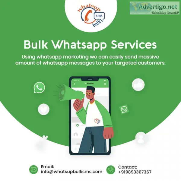 Bulk whatsapp service provider in india | whatsupbulksms