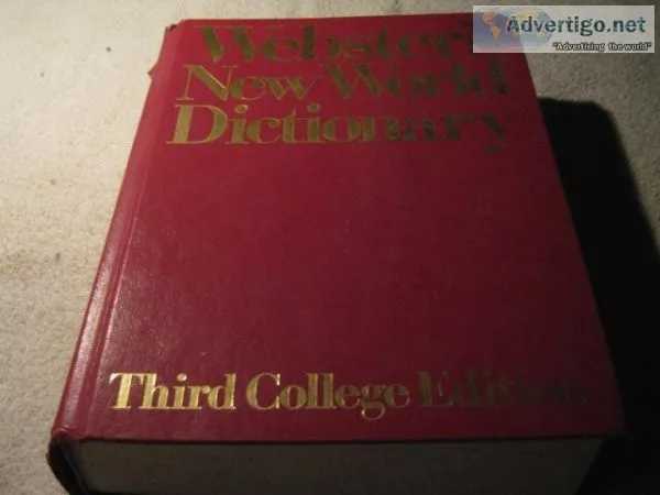 Webster&rsquos New World Dictionary &ndash Third College Edition