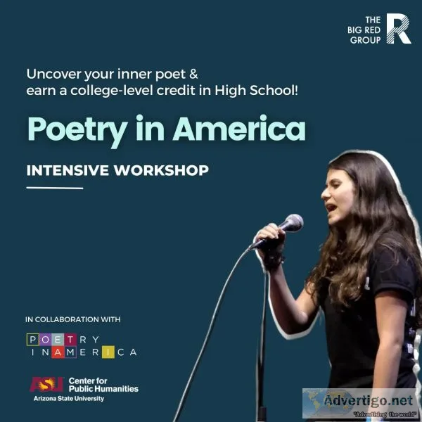 Poetry in america - poetry classes for high schoolers