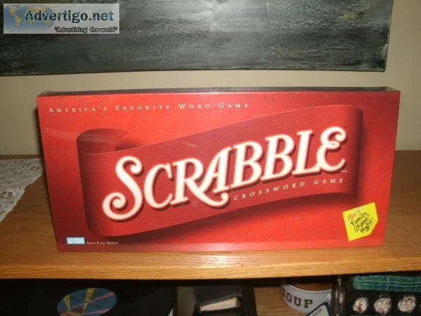 New Scrabble board game.