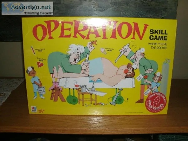New Operation board game