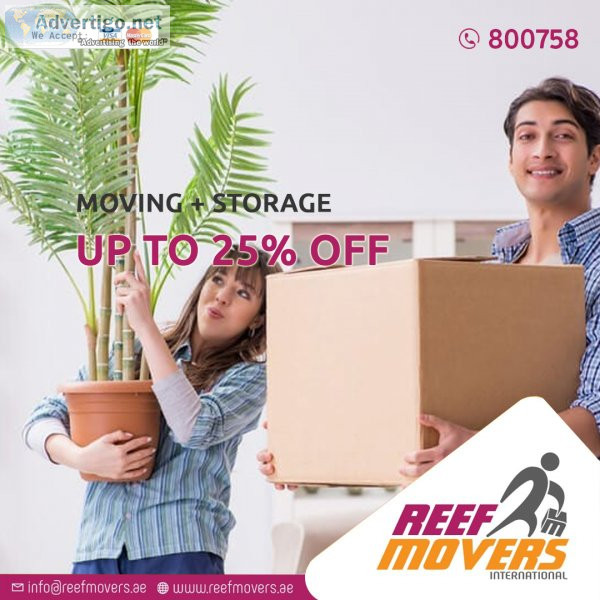 Reef movers and packers up to 25% off
