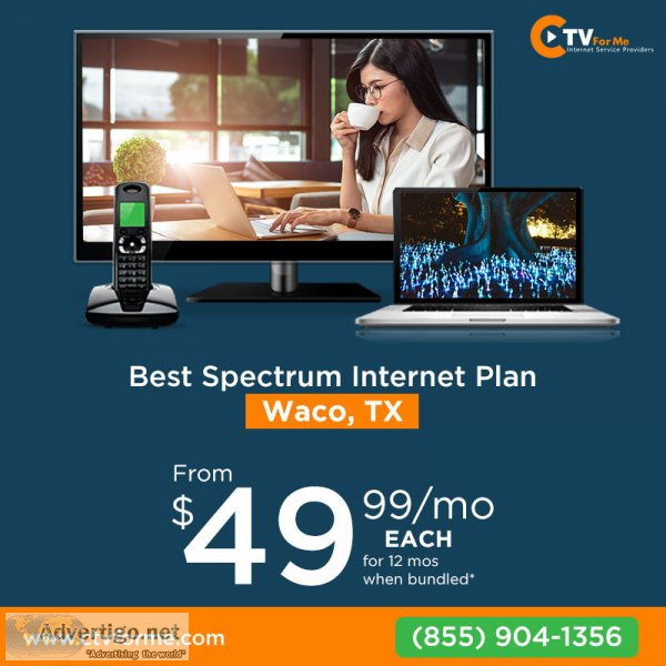 Get the fastest spectrum internet speeds for only $29.99/month