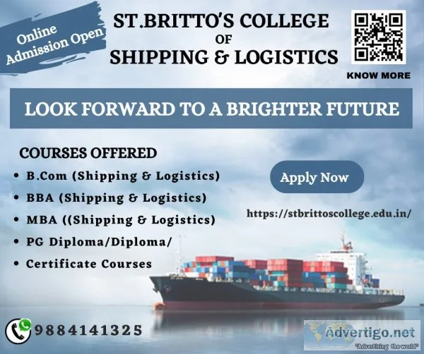 Shipping and logistics colleges in chennai-stbritto s college