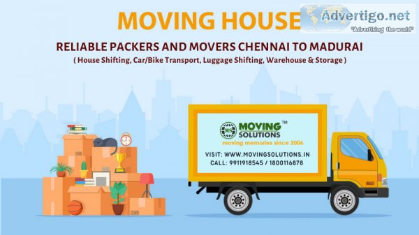 Reliable packers and movers chennai to madurai