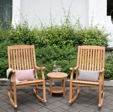 Shop Richmond Teak Patio Furniture Wood Outdoor Side Table