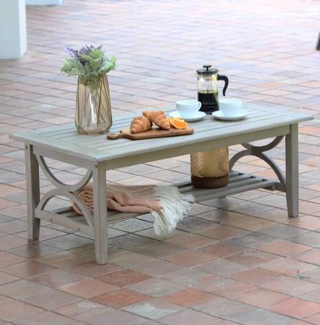 Buy Patio Furniture Teak Wood Outdoor Coffee Table Online