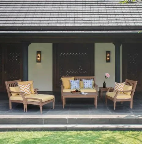 Buy Teak Wood 6 Piece Conversation Set Patio Furniture Online