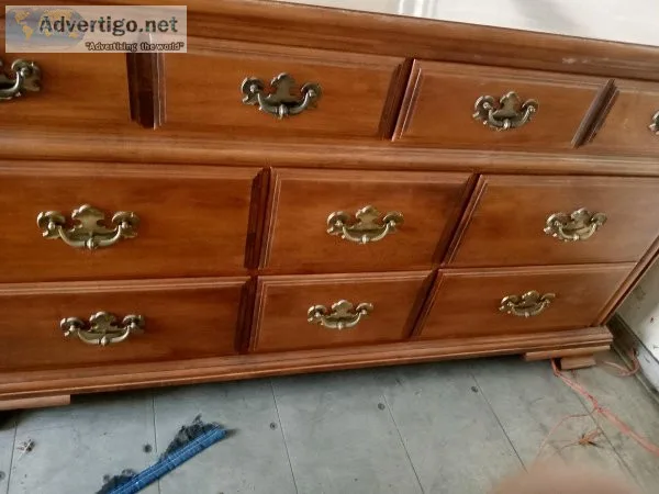 Dresser and mirror heavy