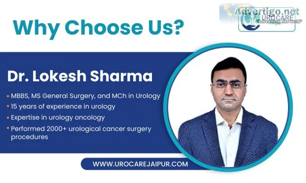 Find the most experinced urologist in jaipur - dr lokesh sharma 