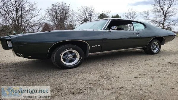 1969 Pontiac GTO 2 Door Hardtop Coupe