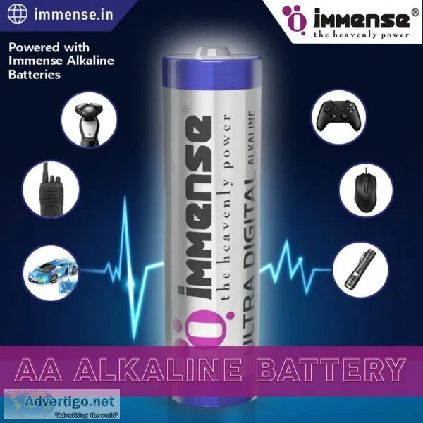 Aa alkaline battery for toys no worries about leakage immense