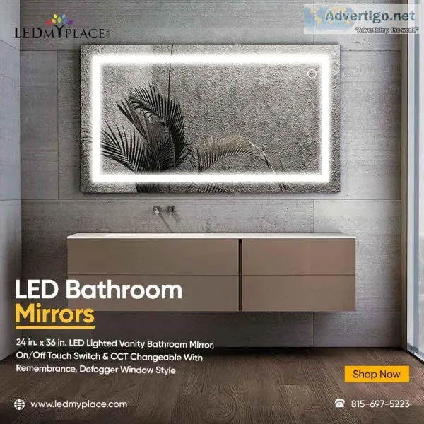 Renovate Your Bathroom with LED Bathroom Mirrors at Discounted P