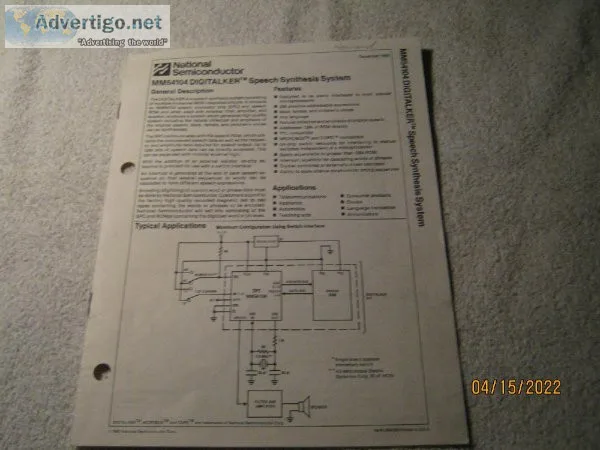 National Semiconductor Booklet &copy 1980