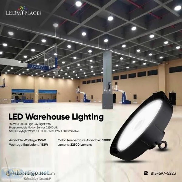 Get a LED Warehouse Lighting for Safer Workplace at Discounted P