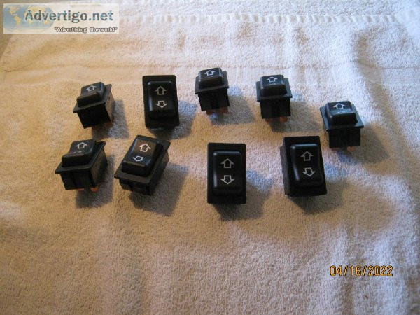 Nine &ndash DPDT CENTER OFF 40 Amp Rocker Switches (Not Illumina