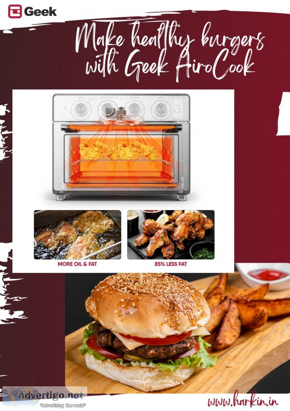 Check out the best air fryer with oven - geek airocook iris+ 