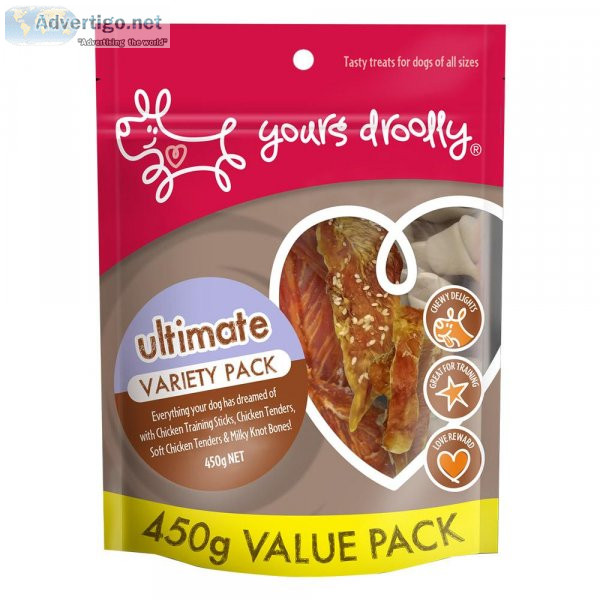 Yours Drooly Adult Variety Pack Dog Treats  DiscountPetCare