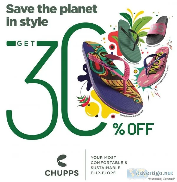 Don?t miss out on trending flip flops online - chupps