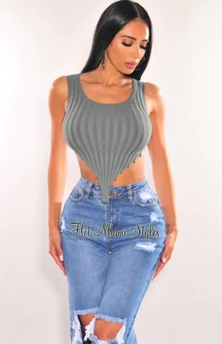 Fashionable Sleeveless Crop Tops For Women  Hot Miami Styles