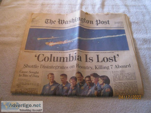 The Washington Post Sunday February 2 2003 &ndash Headlines &lsq