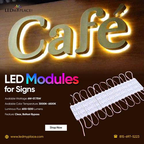 Shop Now LED Modules for Signage and Update Your Storefront