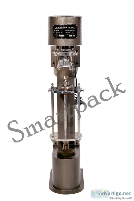 Metal / tin cap sealing machine