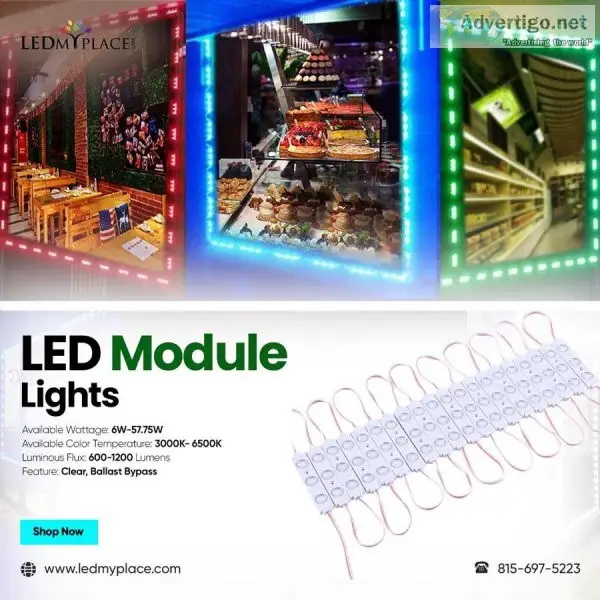 Get an Amazing Offer on LED Module Lights Shop Now