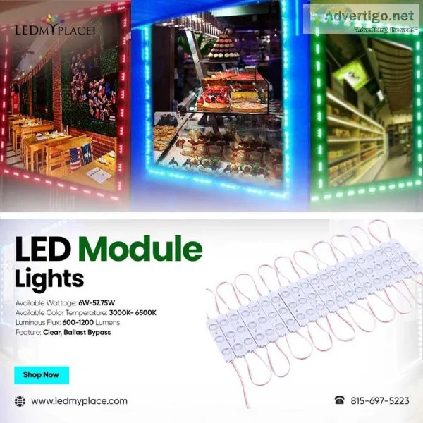 Get an Amazing Offer on LED Module Lights Shop Now