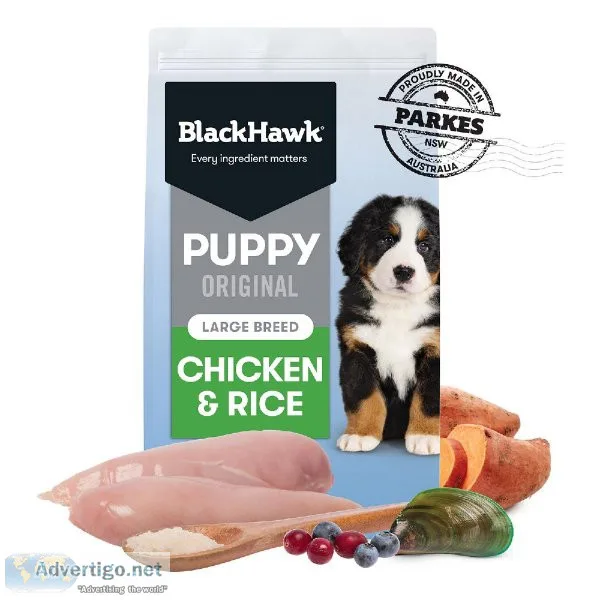 Black Hawk Puppy Original Large Breed Chicken and Rice  Discount