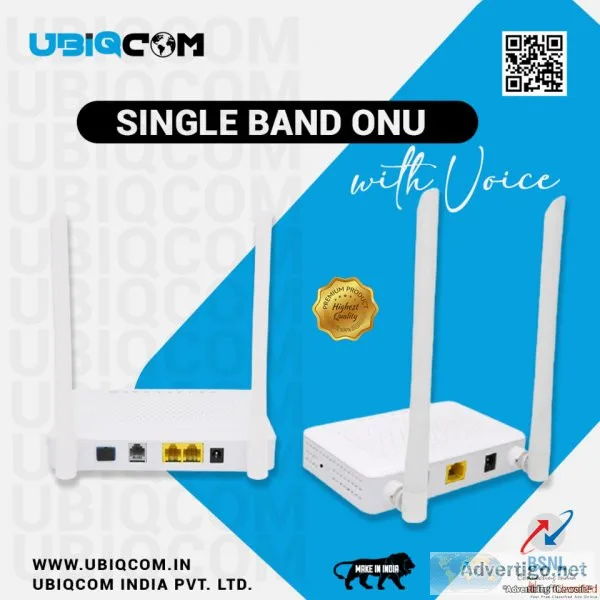 Single band onu with voice - ubiqcom