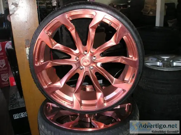 4 24 inch bronze forgiano wheels