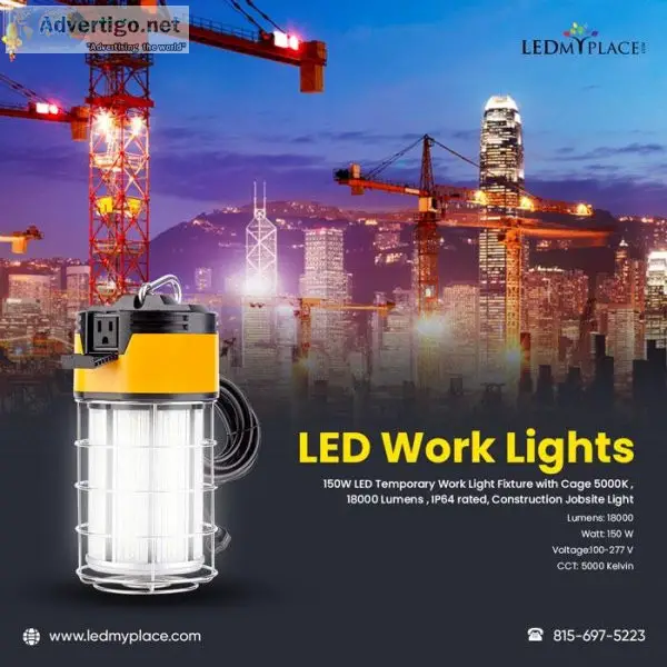 Purchase LED Work Lights at Best Prices and Saves Your Electrici