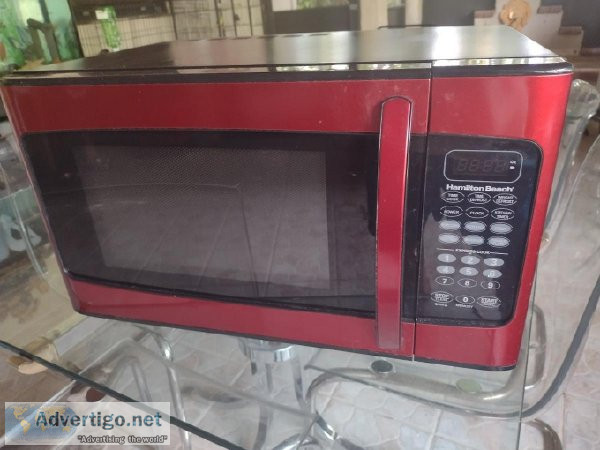 Hamilton Beach Red Microwave