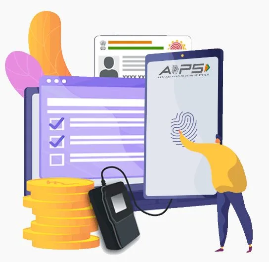 Aeps, recharge & bill payment, bhim upi, money transfer